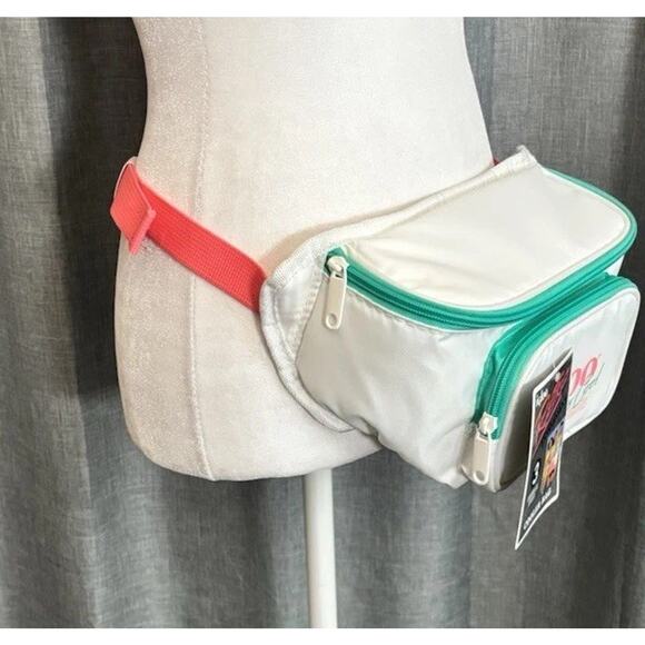Vintage Igloo Retro Collection Stay Cool 90’s Teal /Pink Cooler Fanny Pack NWT - Picture 4 of 15